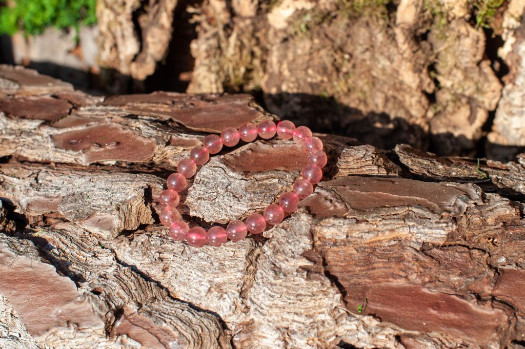 bracciale quarzo fragola